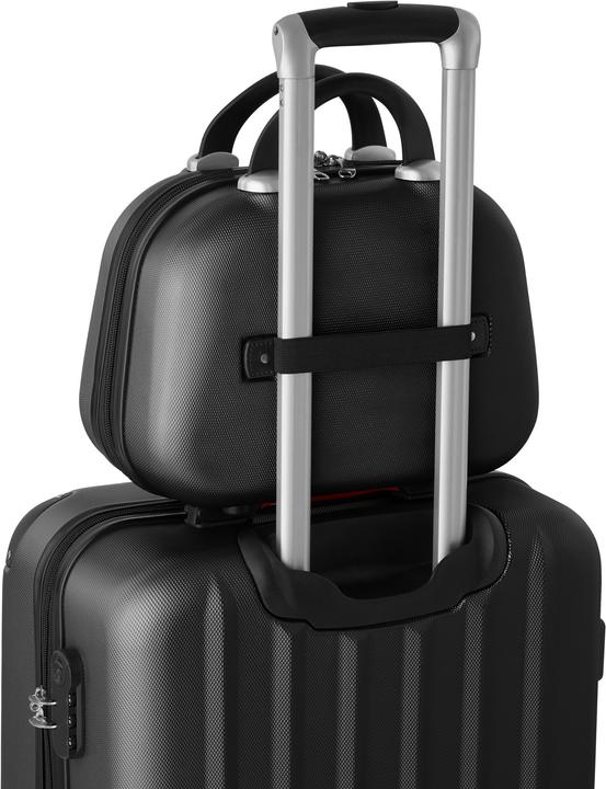Actual product image tectake Suitcase Set Suitcases Trolley Set Trolleys Hardcase trolley (90 l, L (90 - 115l))