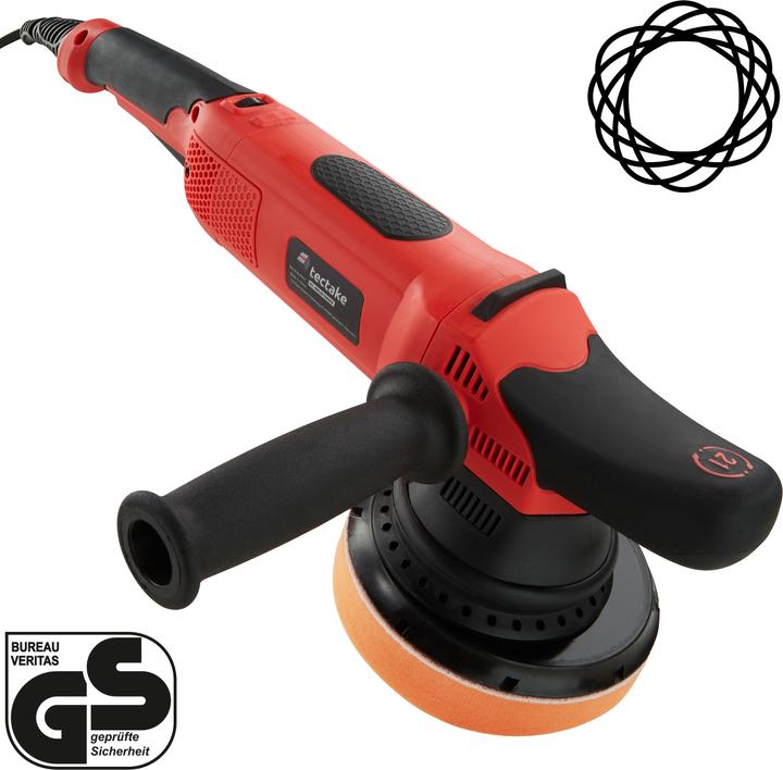 Actual product image tectake Dual action polisher K7250 (Eccentric polisher, 810 W)
