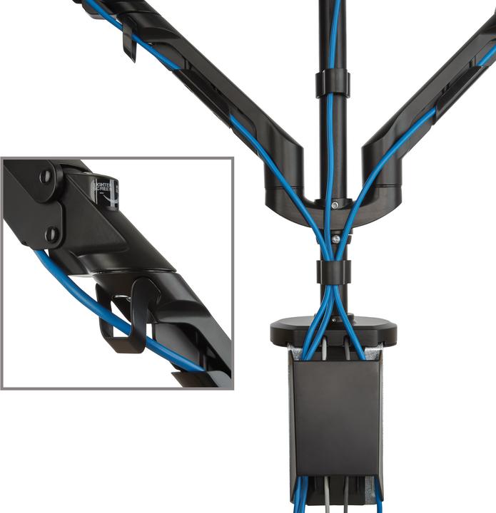Image du produit tectake Support écran PC 4 écrans (32")