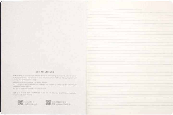 Image du produit Moleskine Cahier Sakura 2025 XL lin (19 x 25 cm, À rayures, Couverture souple)