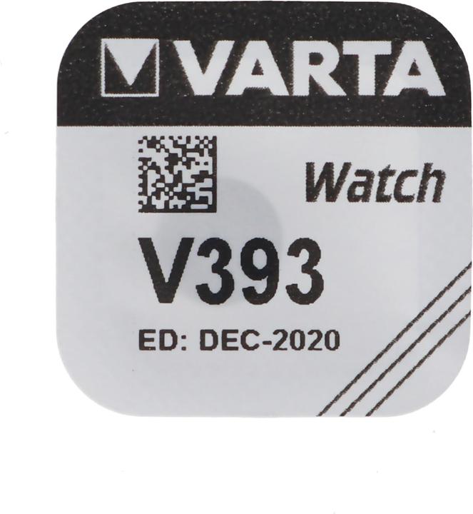 Actual product image Varta 393, V393, SR48, SR754W, baugleich zu Vinnic L754 Knopfzelle für Uhren etc. (1 pcs., SR48, 72 mAh)