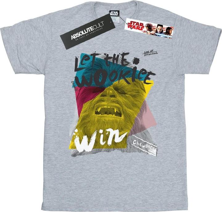 Star Wars Let The Wookiee Win TShirt (S)