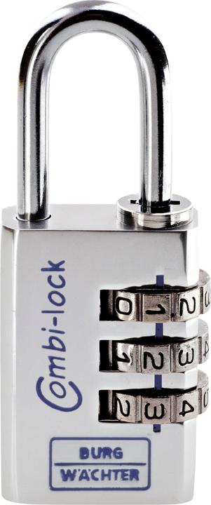 Produktbild Burg Wächter Zahlenschloss Combi 90 30 Chromo SB