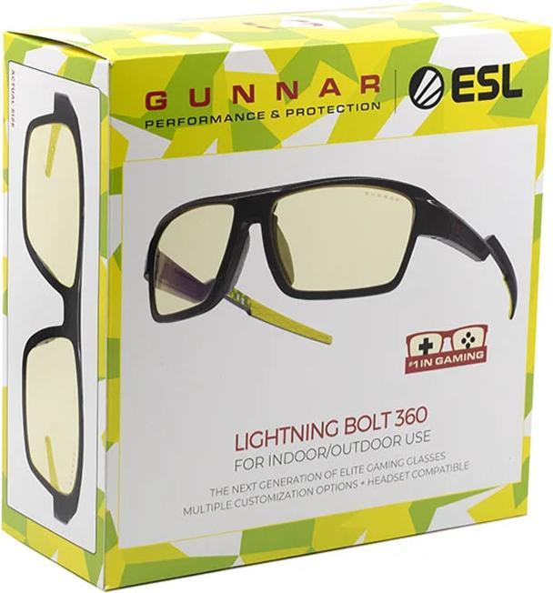 Immagine prodotto Gunnar Occhiali da gioco Lightning Bolt 360 - Edizione ESL