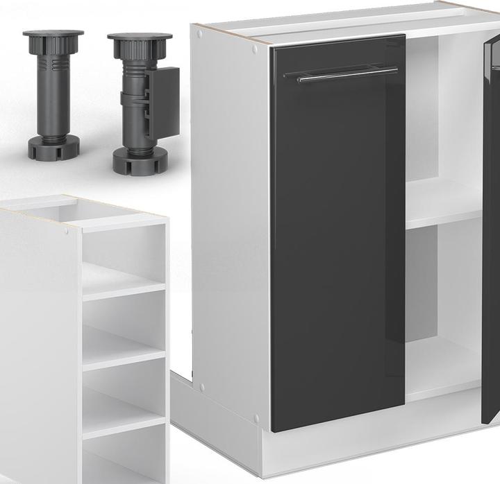 Produktbild Vicco Kücheninsel Fame-Line (90 x 90 x 81 cm)