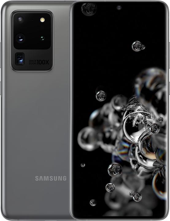 Samsung Galaxy S20 Ultra 5G UE (128 GB, Cosmic Gray, 6.90", Doppia SIM Ibrida, 108 Mpx, 5G)