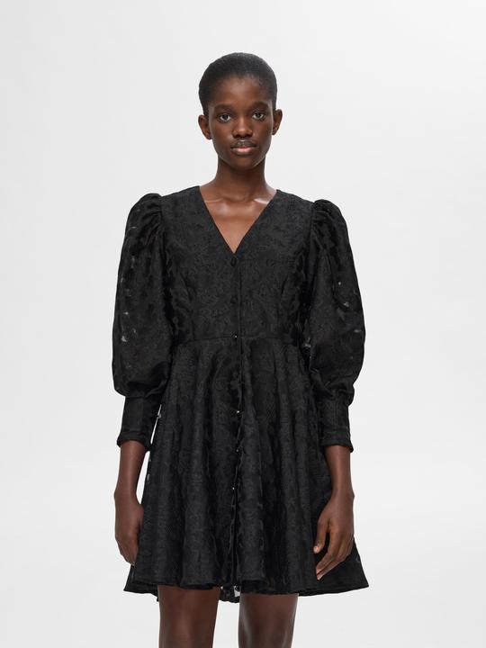 Produktbild Selected Femme Geblümtes Kleid mit Puffärmeln (34)