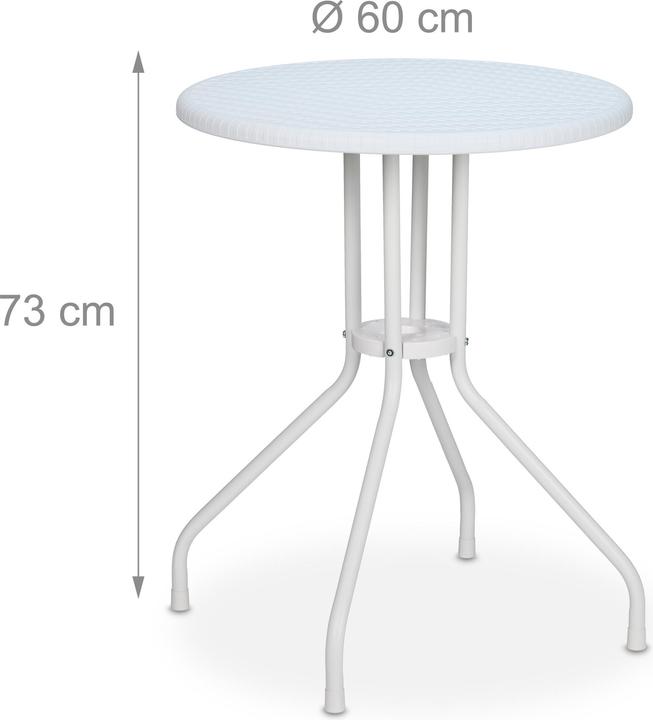 Image du produit Relaxdays Table de jardin (60 cm)