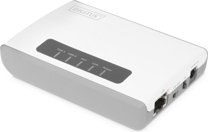 Actual product image Digitus DITGITUS 2-Port USB2.0 Wireless Multif. Netw.Server