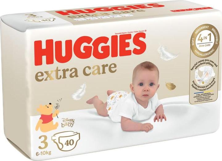 Actual product image Huggies Extra Care (Size 3, Monthly box, 40 Piece)