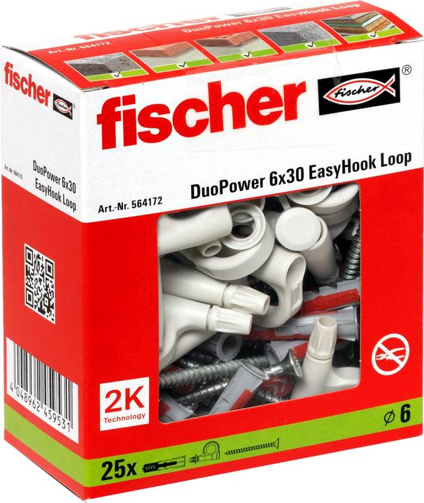 Produktbild Fischer EasyHook Loop 6 DuoPower (25 Stk.)