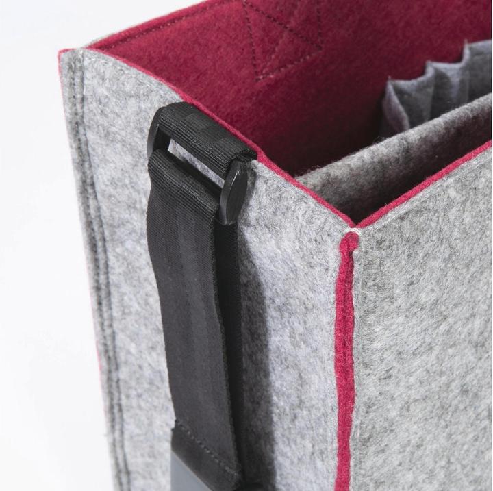 Produktbild Sigel Notebooktasche Desk Sharing Bag Bicolor M, Grau/Rot 15.4 (15.40")