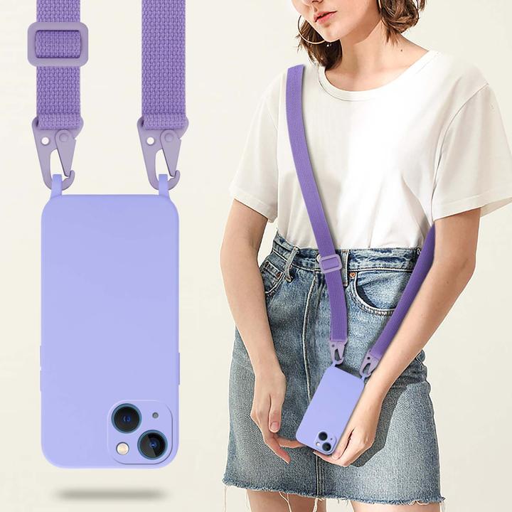 Image du produit Cadorabo TPU Cover Chaîne de téléphone portable Liquid (Apple iPhone 13 Pro)