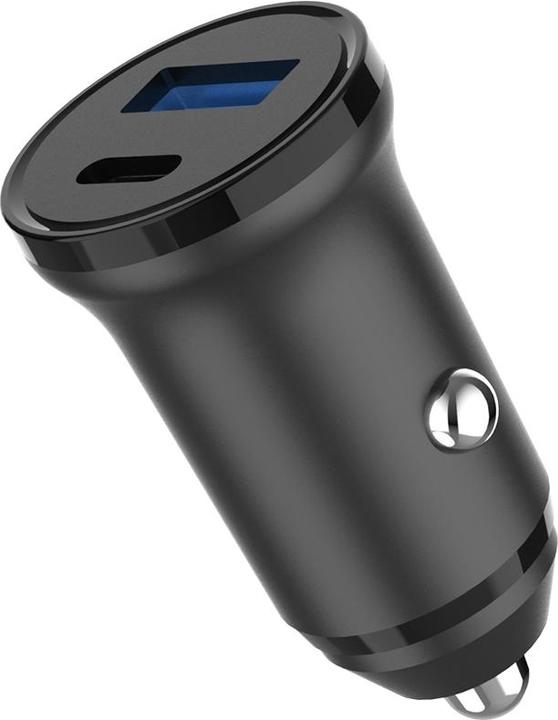 Gear Ladegerät 12/24V 1xUSB-C + 1xUSB-A PD 30W + QC18.0W MAX Schwarz (30 W)