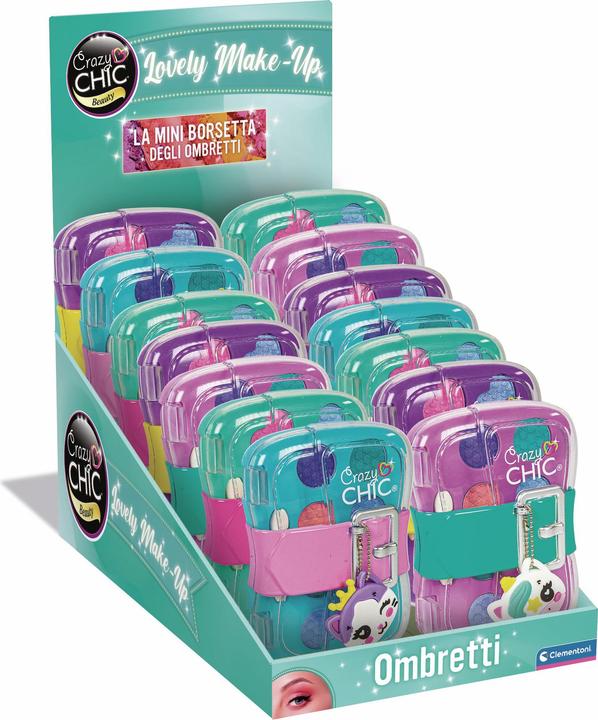 Actual product image Clementoni Crazy Chic - Mini Bag Ombretti (Expo 14pz)