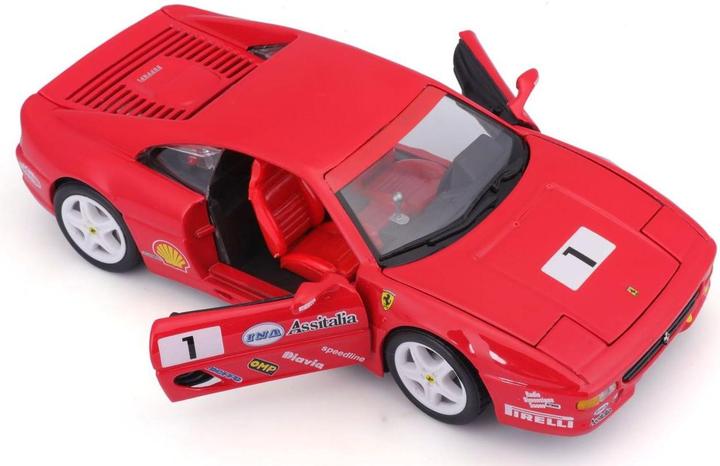 Immagine prodotto Bburago Ferrari R&P F355 Challenge Racing 1/24 rosso