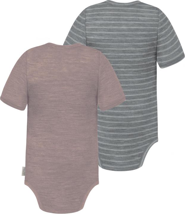 Image du produit Normani Lot de 2 body bébé mérinos manches courtes "Tauranga" - 9293 (92)