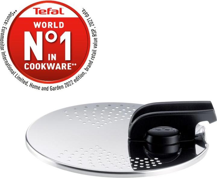 Image du produit Tefal Ingenio couvercle égouttoir L9829402 (20 cm, Métal)