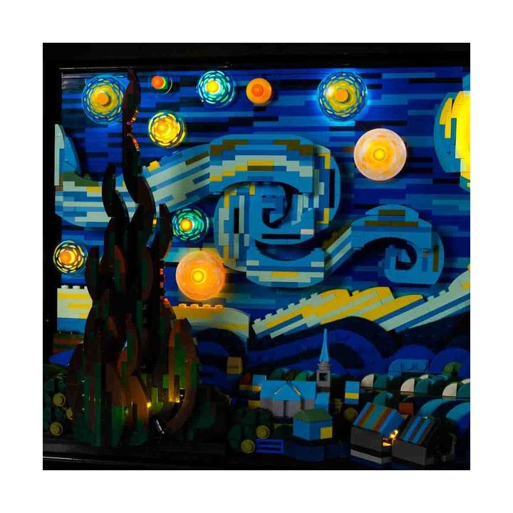 Image du produit Light my bricks Kit d'éclairage LED pour LEGO 21333 Vincent van Gogh - Nuit étoilée