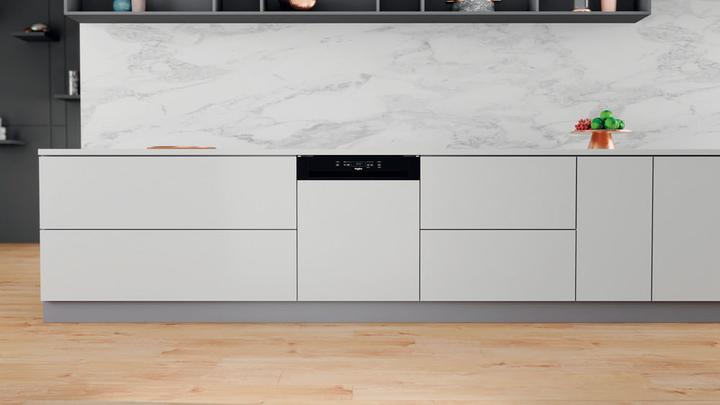 Image du produit Whirlpool WBC3C26B Lave-vaisselle semi-intégré 14 couverts