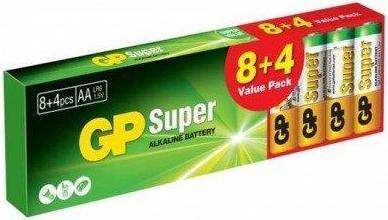 Immagine prodotto GP Batteries Batterie Gp Super Alk AA 12pz. (12 pz., Specifico del dispositivo)