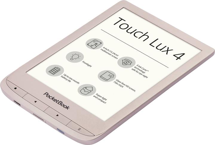 Produktbild PocketBook Touch Lux 4 (6", 8 GB, Matte Gold)