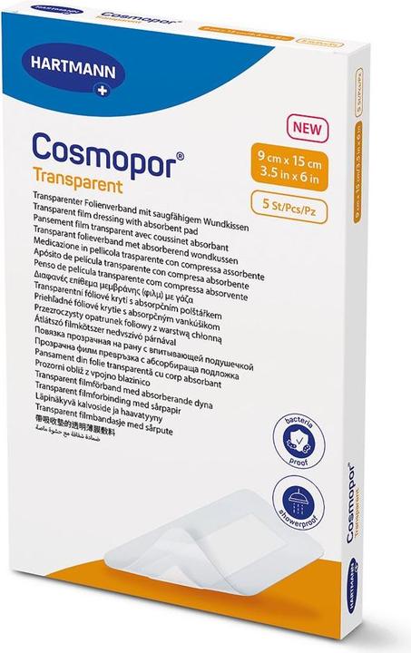 Cosmopor transparent 9x15cm steril 5 Stk (5 x)