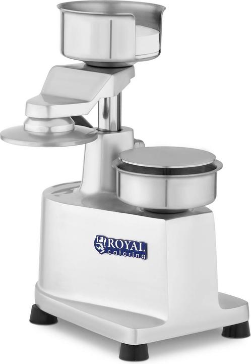 Produktbild Royal Catering Hamburgerpresse Manual Machine 10 cm Pattymaker Burgermaschine Edelstahl