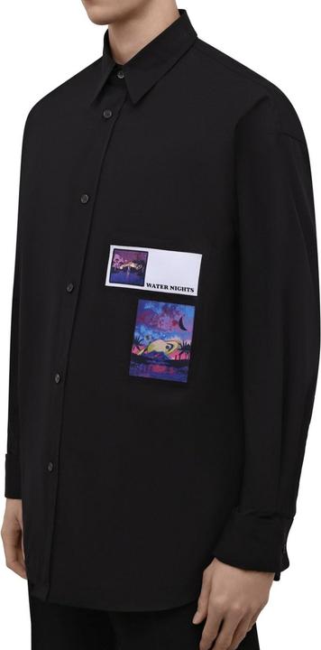 Actual product image Valentino Garavani Water Nights Patches Shirt (40)