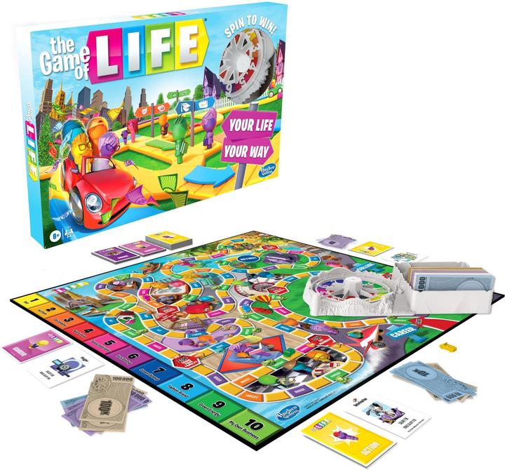 Actual product image Hasbro Gaming The Game of Life Game (Swedish)