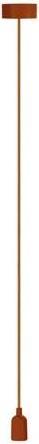 Actual product image Vellight Design Pendant Light With Textile Cable - Brown (E27)