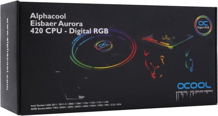 Actual product image Alphacool Eisbaer Aurora 420 CPU Digital RGB