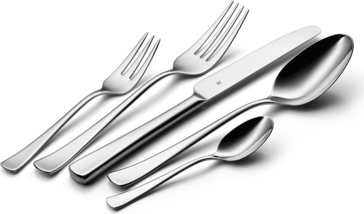 Produktbild WMF Besteck Besteckset 12 Personen Denver 60tlg Monoblocmesser Edelstahl poliert (60 Stück, Besteck Set)