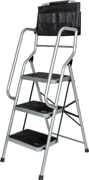 Produktbild Tedura Sicherheitsleiter 3 Stufen (Trittleiter, 135 cm)