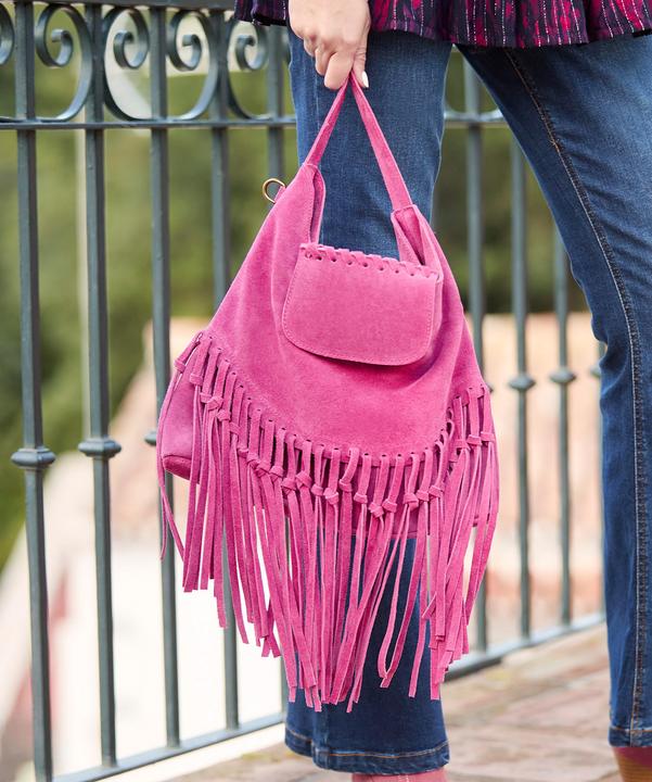 Actual product image Joe Browns Suede Tassel Shoulder Bag