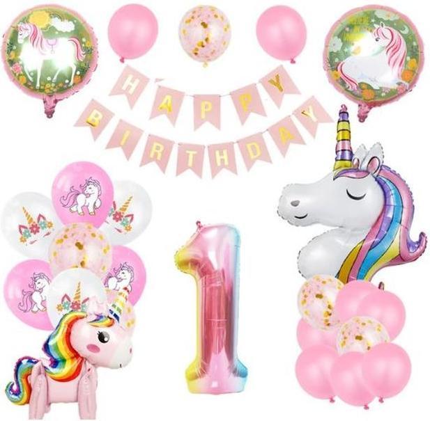 Produktbild MU Style Unicorn Party Series Einhorn Luftballon Set (25-tlg.) (1 x)