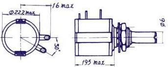 Actual product image Velleman 10-turn potentiometer
