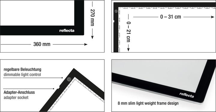 Actual product image Reflecta Light panel A4