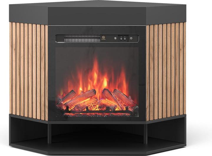 Vicco electric fireplace Lynea, Black, 100 cm