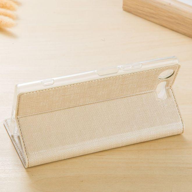 Produktbild MU Classic Leder Bookcover Hülle (Sony Xperia XZ1 Compact)