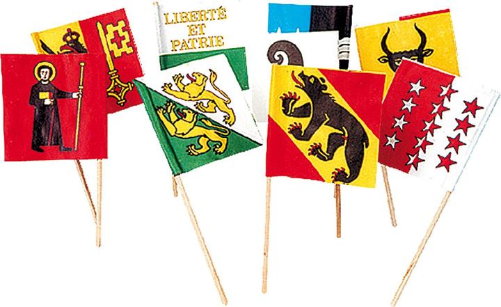 Actual product image Hauser Toothpick Flags Cantons