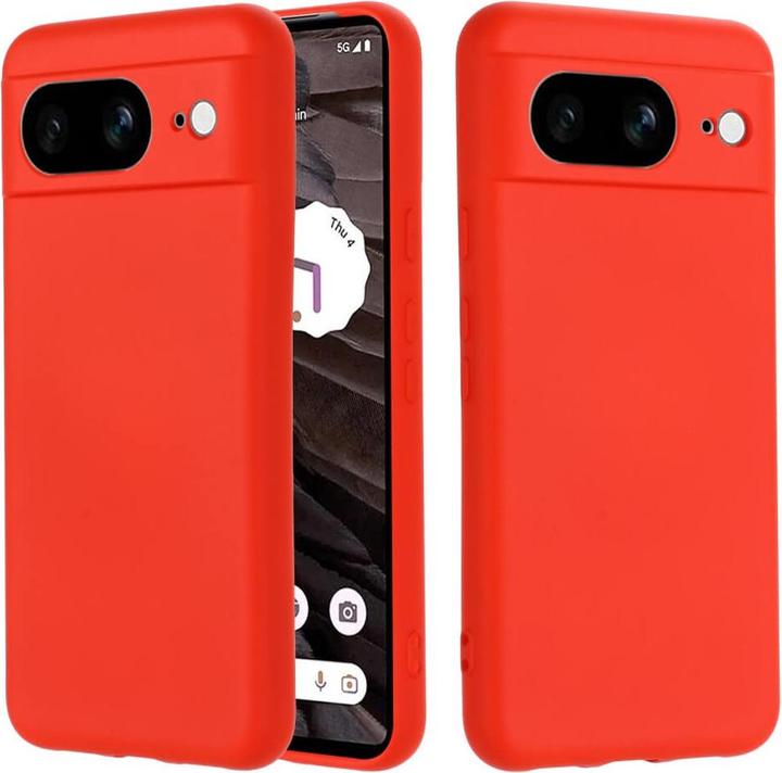 Produktbild Cover-Discount Google Pixel 8 - Silikon Gummi Hülle rot (Google Pixel 8)