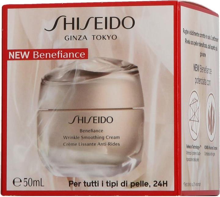Produktbild Shiseido Benefiance Wrinkle Smoothing Cream (50 ml, 24h Creme, Bis SPF 10)
