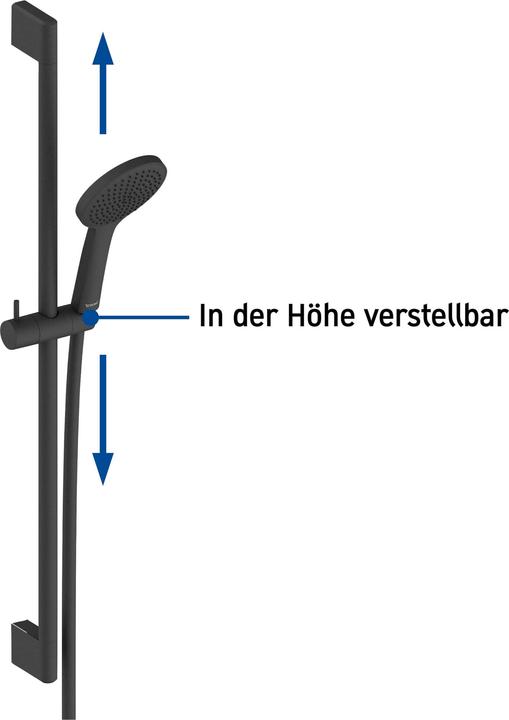 Actual product image Duravit Shower set black matt (1 Beam types, 19.50 l/min)