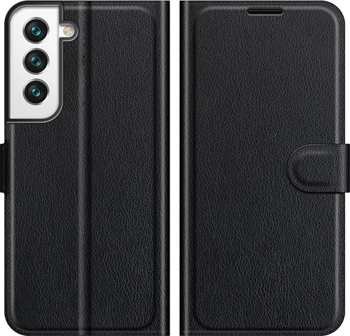 Produktbild Cover-Discount Galaxy S22 - Leder Etui Hülle schwarz (Samsung Galaxy S22)