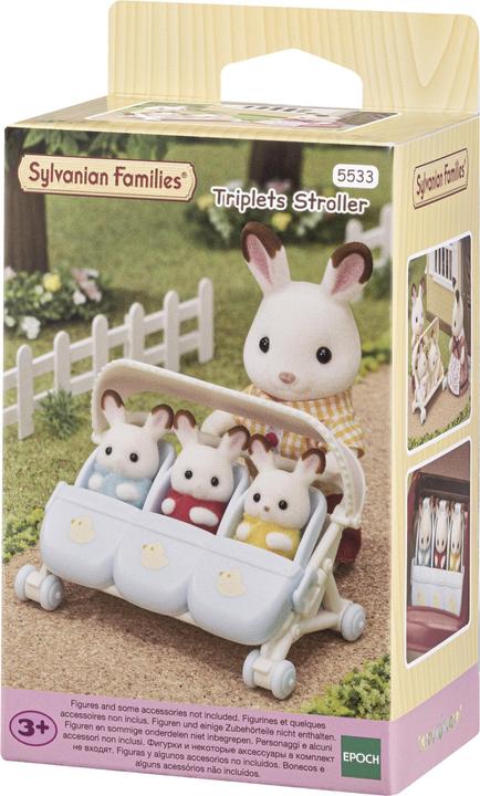 Produktbild Sylvanian Families Triplets Stroller