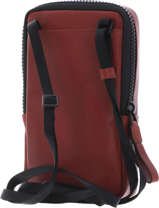 Actual product image Piquadro Leather Wallet, Phone Holder, 42023100, Brown, For Men