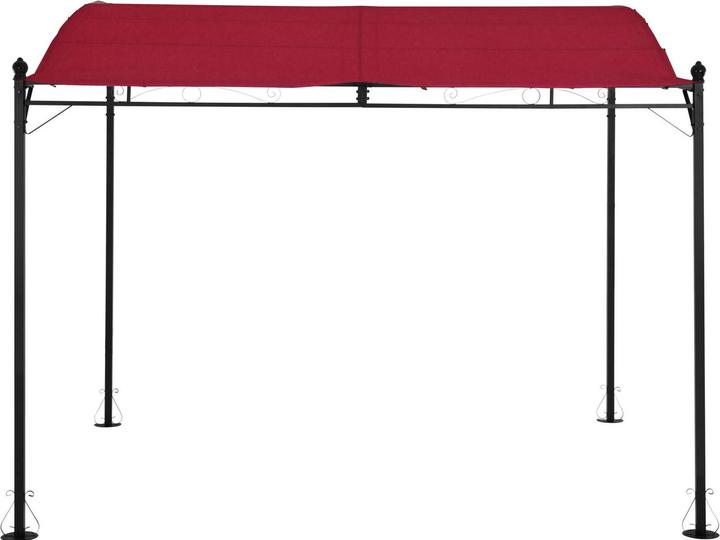 Actual product image Uniprodo Gazebo Sun Shade - 2.6 x 3 m - wine red (260 cm, 300 cm)