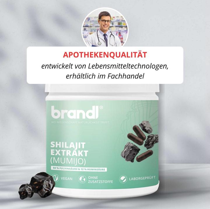 Produktbild Brandl Shilajit Extrakt (1 Stück, Kapseln, 75 g)