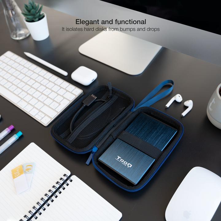 Actual product image Tooq Technology Funda Caja Externa 2.5" Azul Pacifico